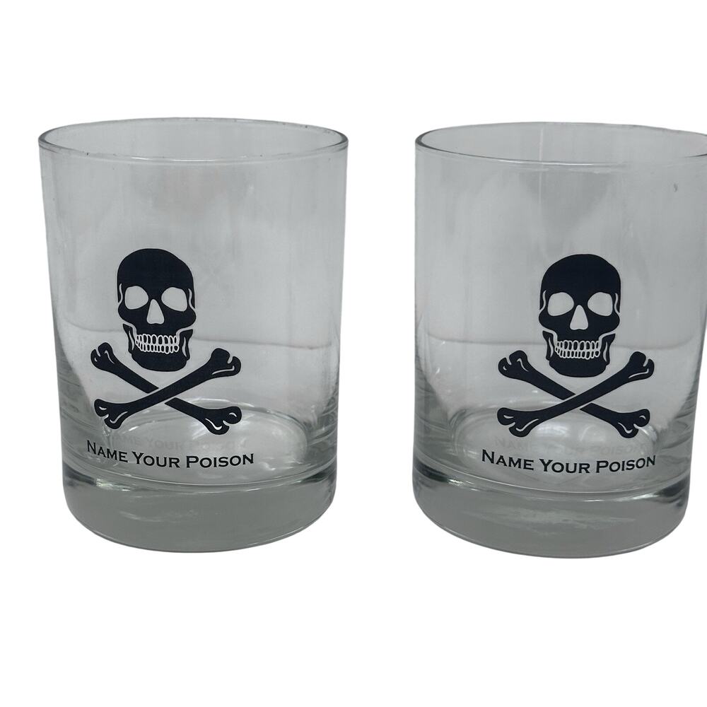 World Market “Pick Your Poison” Rock Glasses